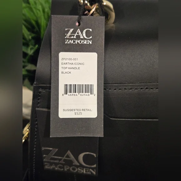 Zac Posen Eartha Iconic Black Handbag